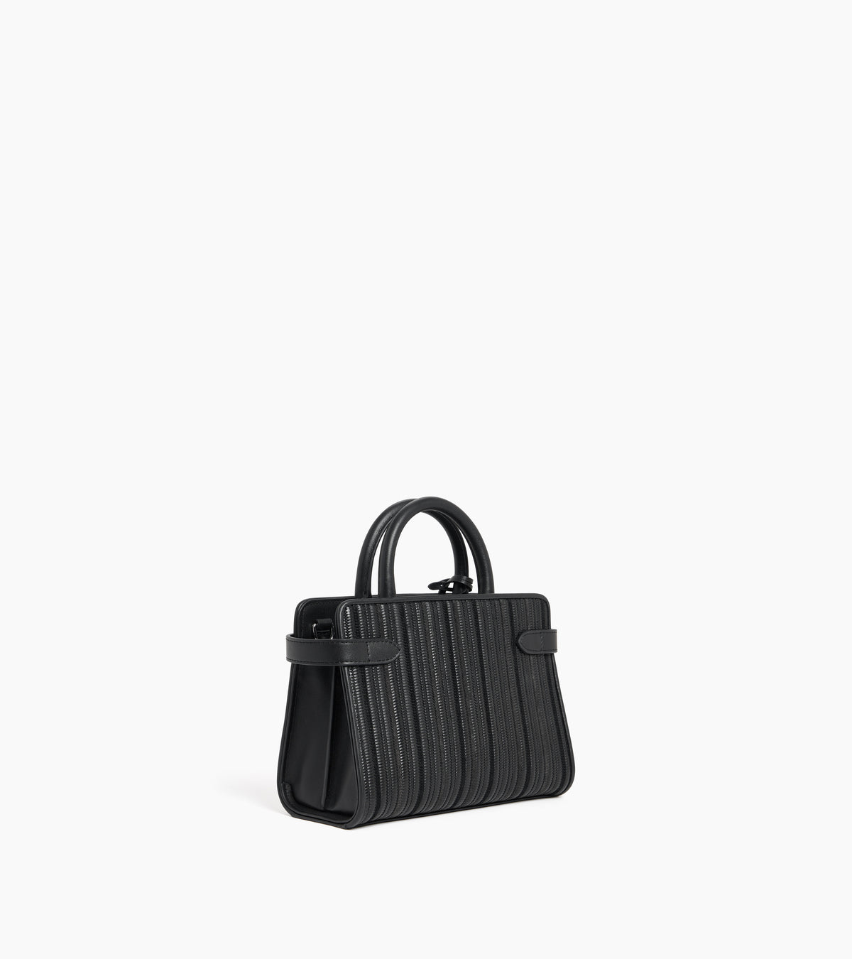 Kleine Handtasche Emilie aus wiederverwendetem geflochtenem Leder
