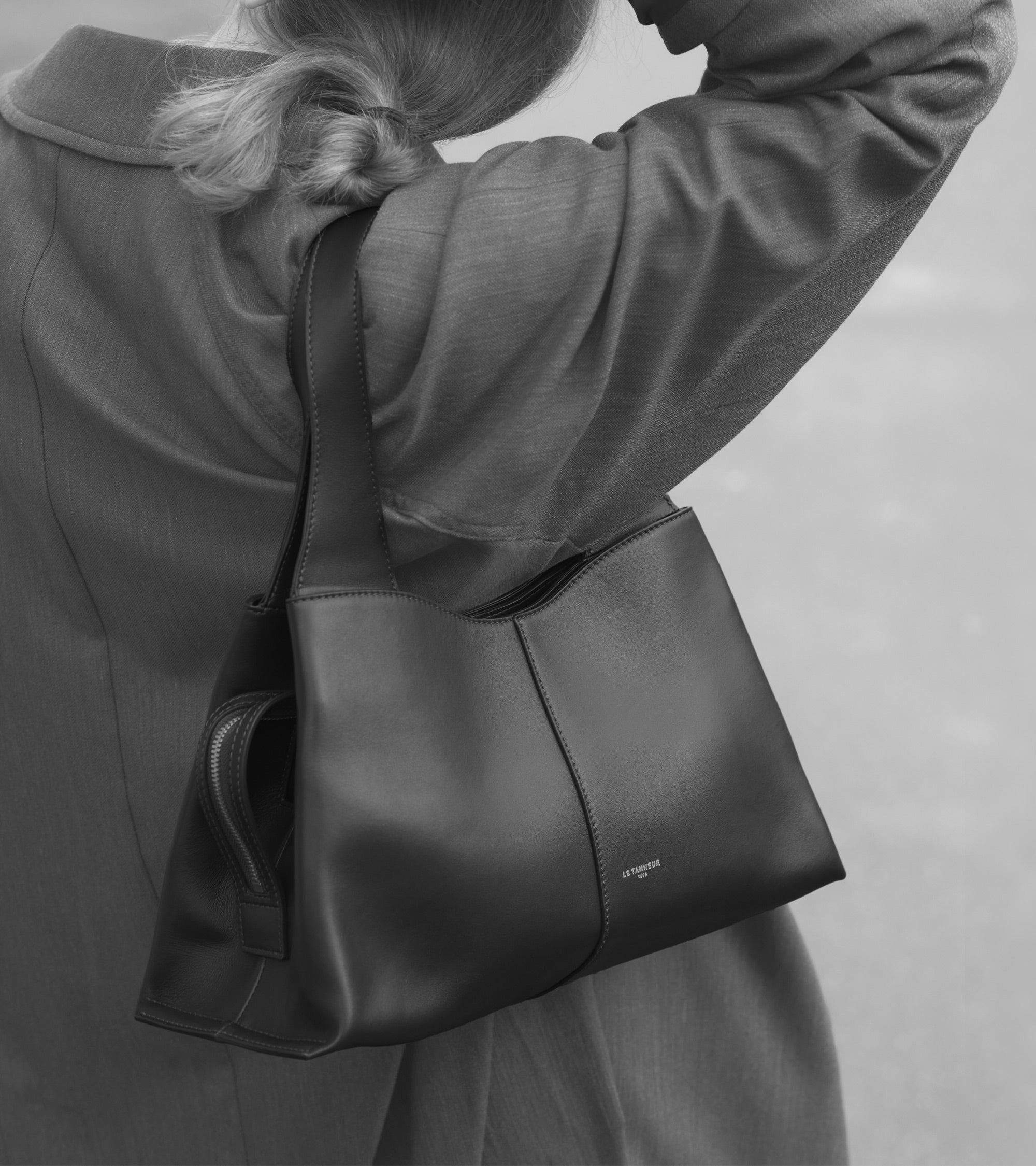 Bolso pequeño Félicie de cuero liso