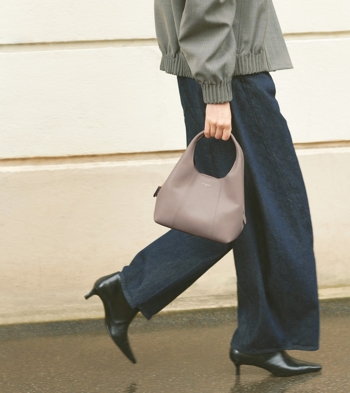 Petit sac à main Juliette en cuir grainé