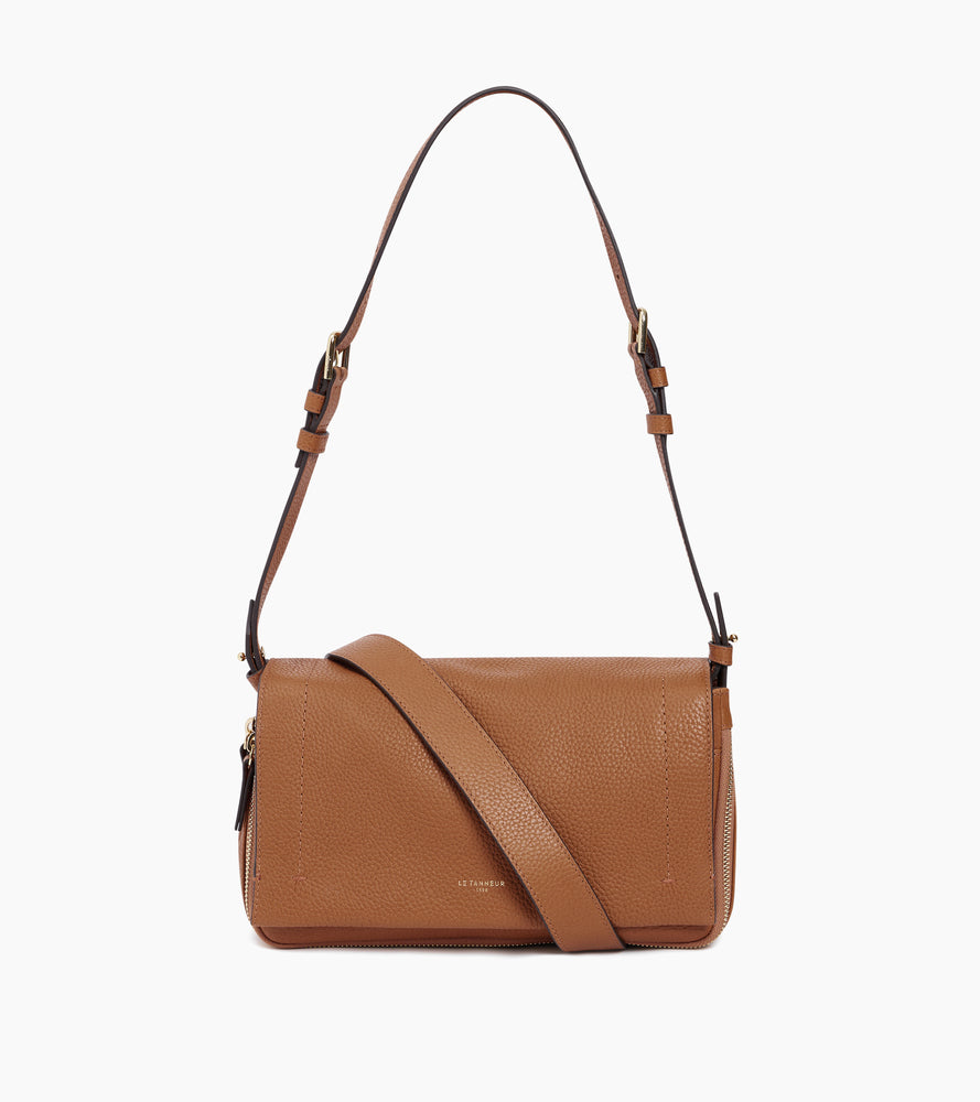 Petit sac bandoulière Aurore en cuir grainé