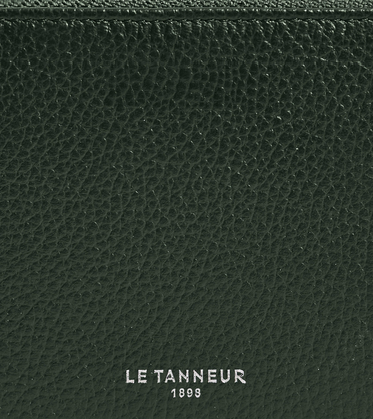 Porte monnaie zippé avec porte cartes amovible Albertine en cuir grainé