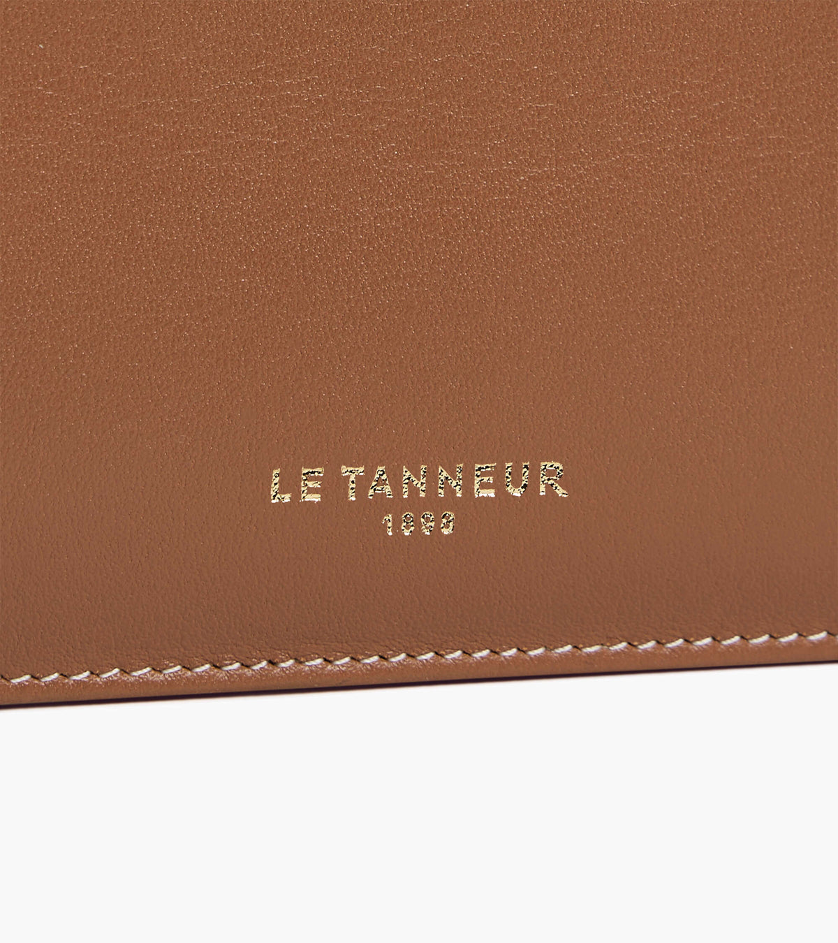 Porte cartes zippé Albertine en cuir lisse