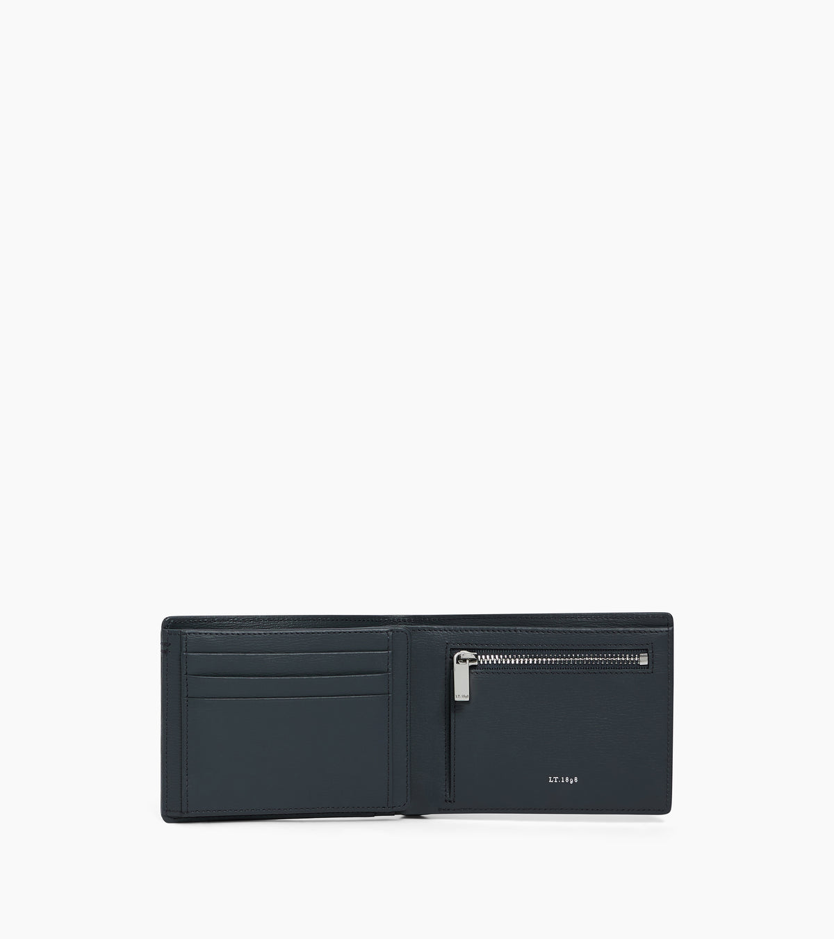 Portefeuille horizontal 2 volets Lucien en cuir liégé