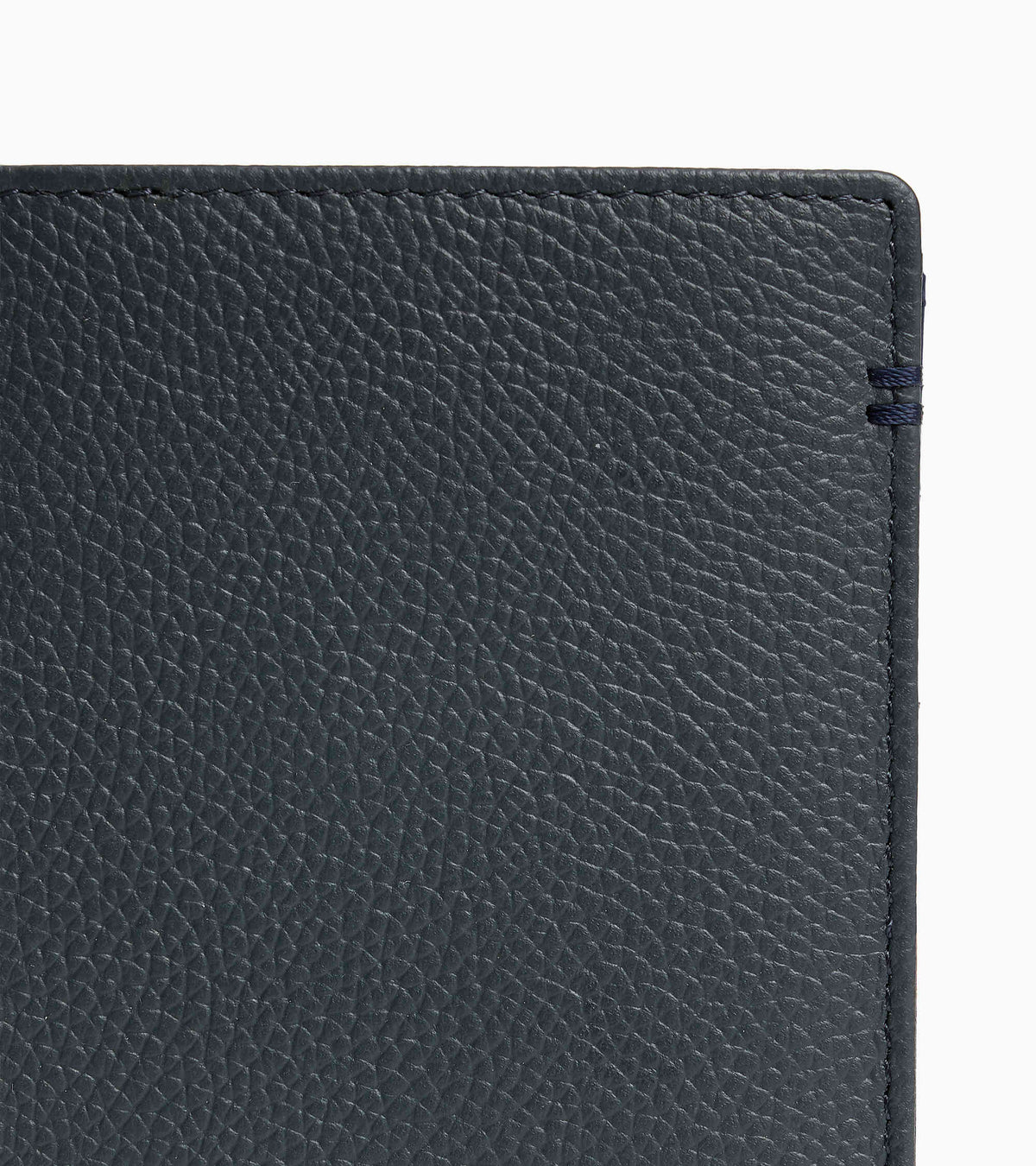 Petit portefeuille vertical zippé 2 volets Lucien en cuir grainé