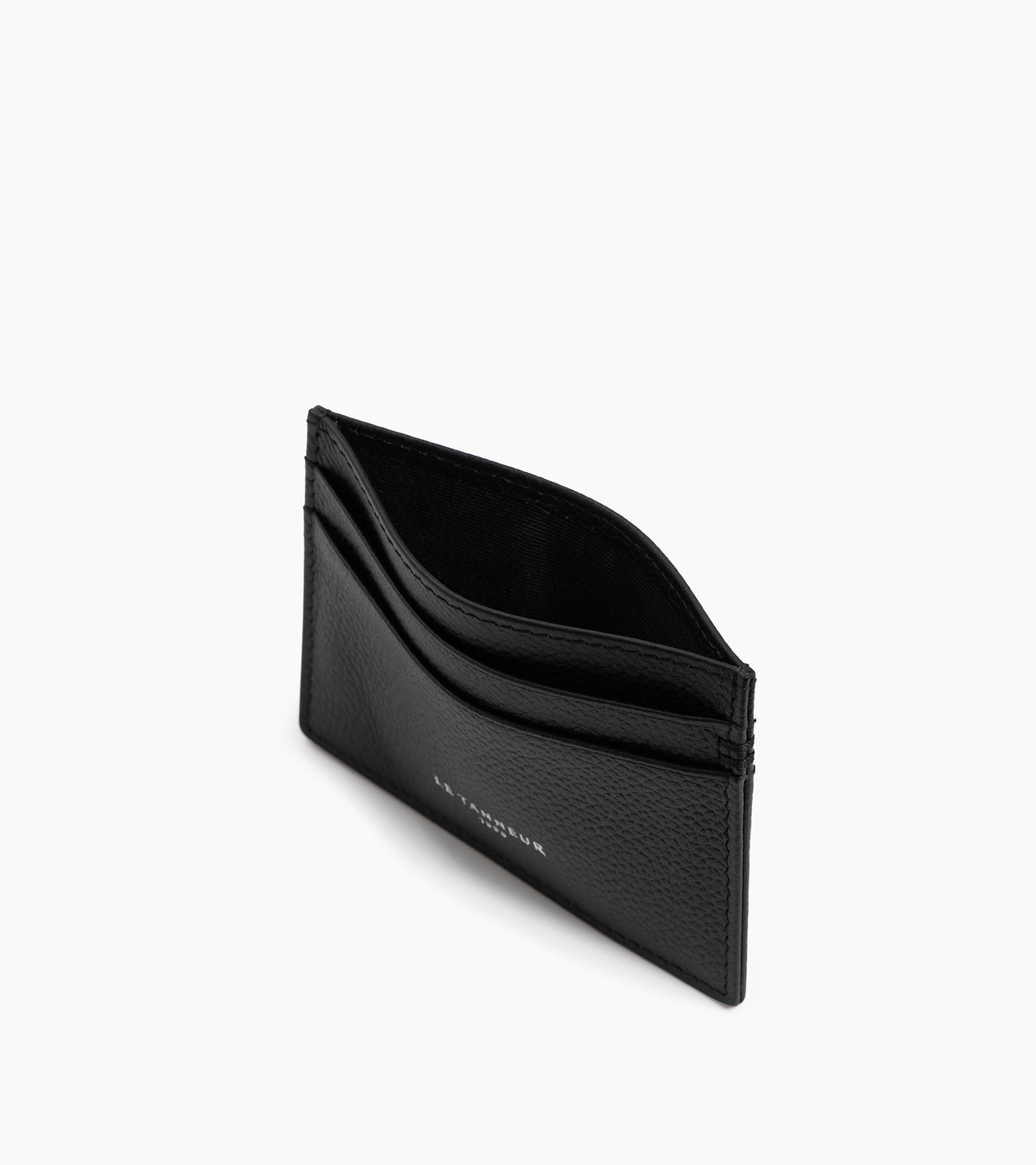 Porte cartes Lucien en cuir grainé