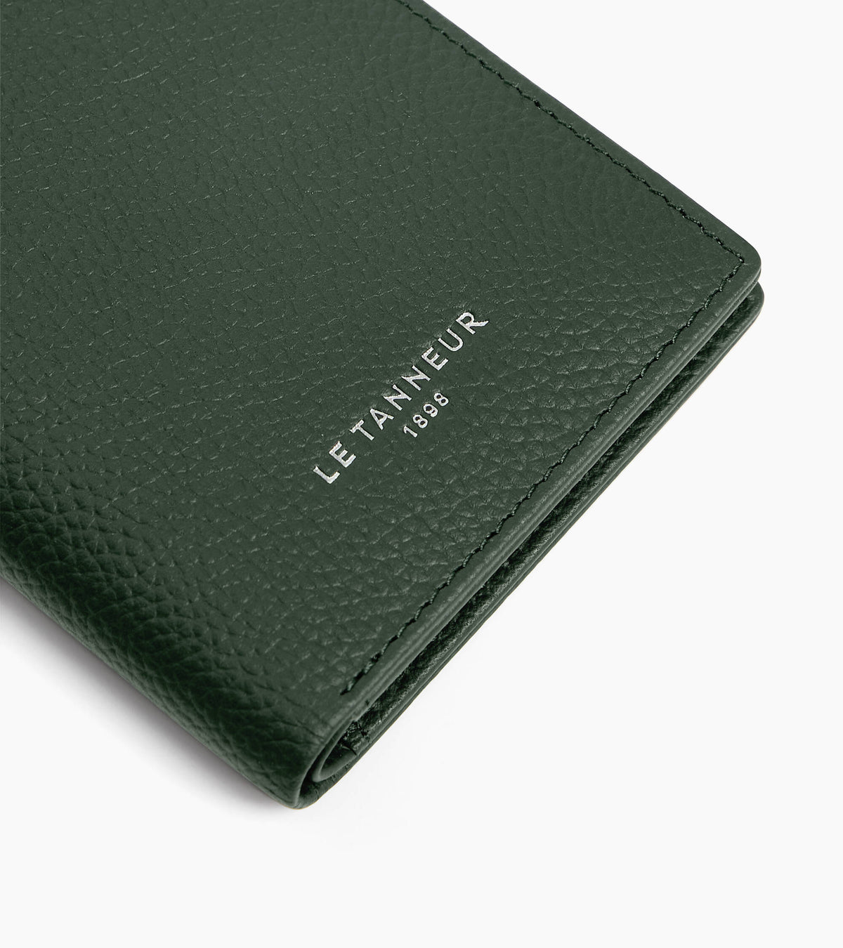 Petit porte cartes Lucien en cuir grainé