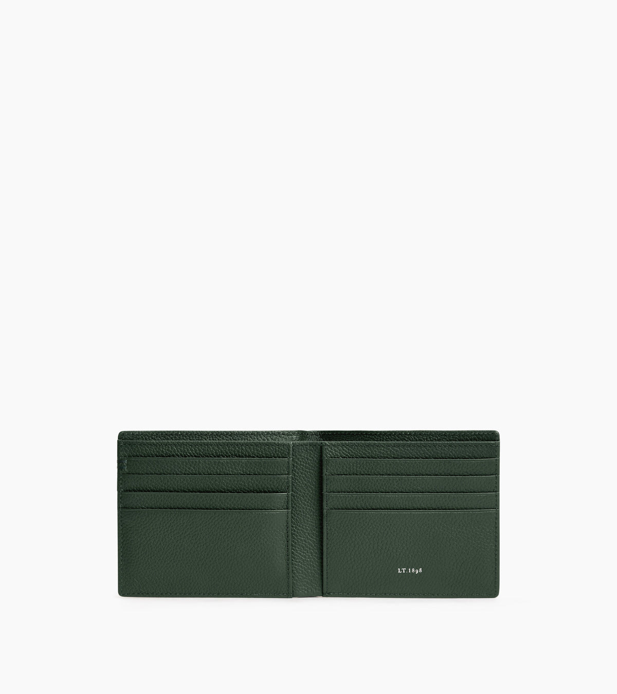 Porte cartes horizontal Lucien en cuir grainé