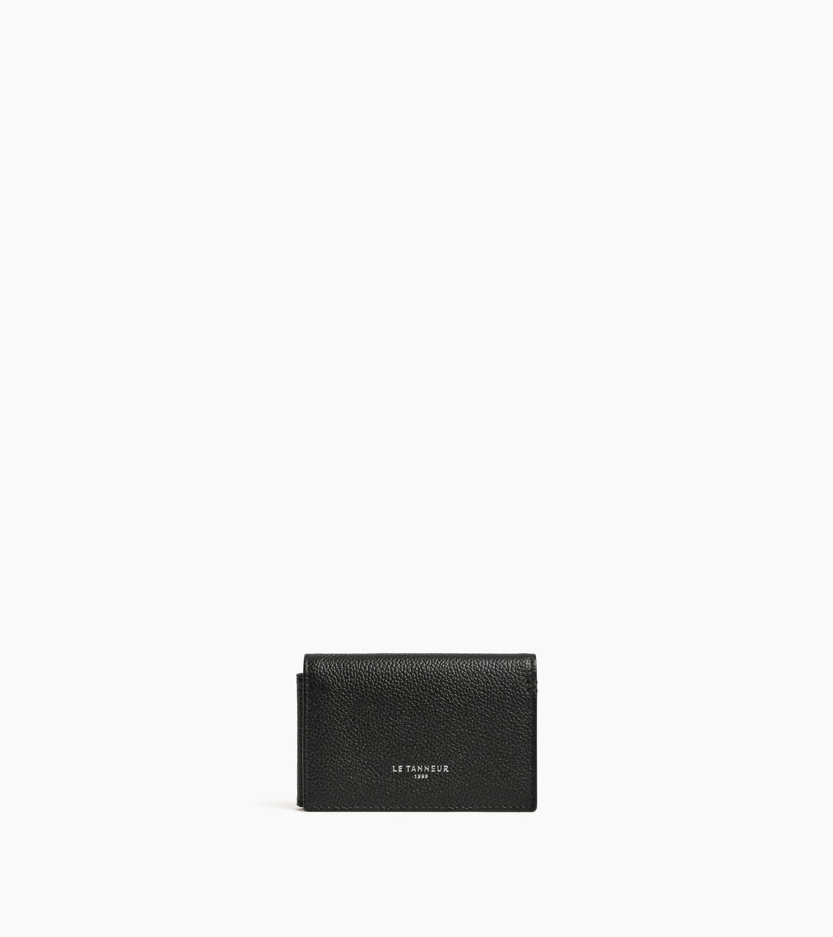 Porte cartes horizontal 2 volets Lucien en cuir grainé