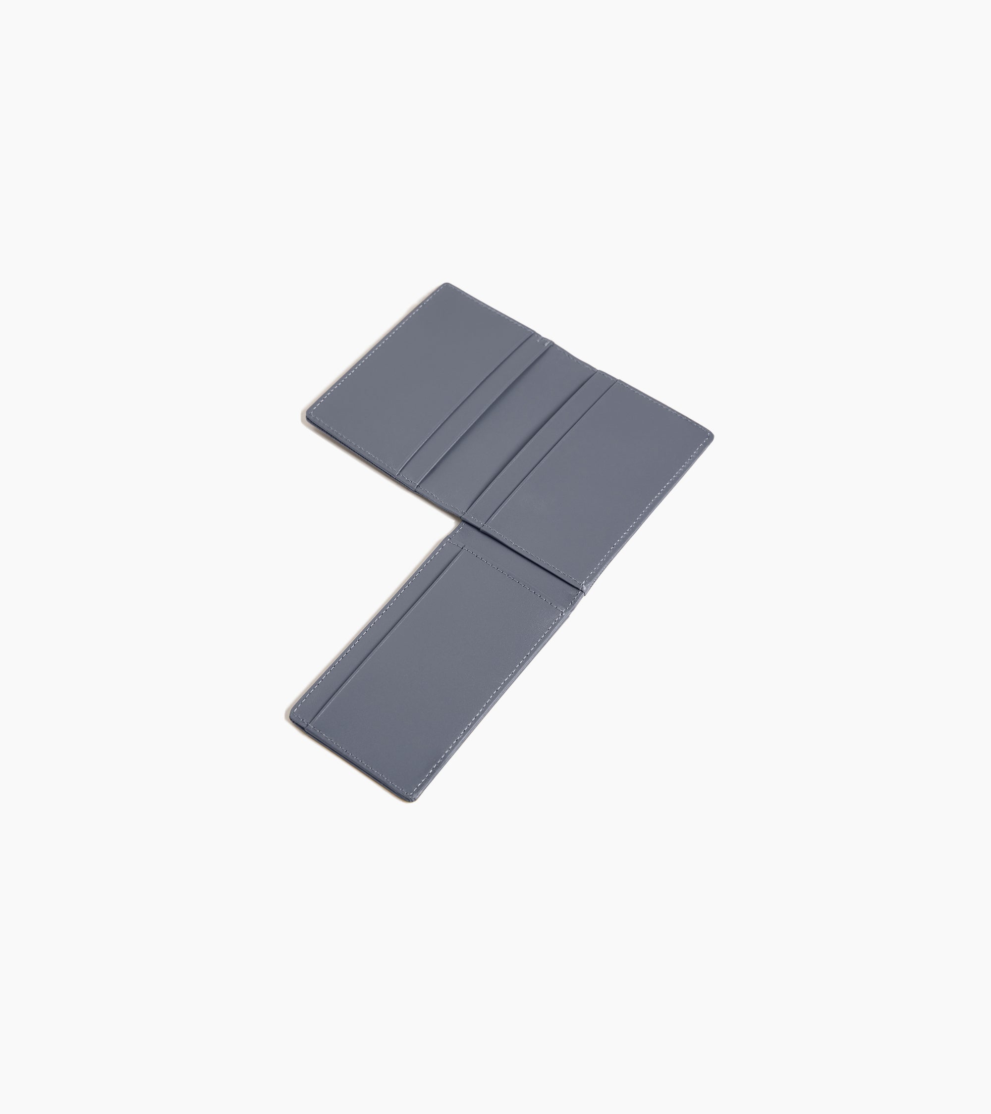 Lucien horizontal two-fold card holder signature T leather