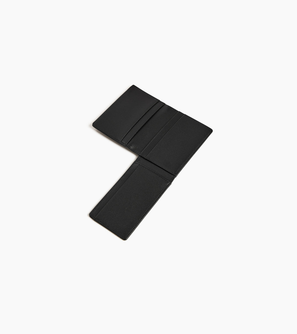 Porte cartes horizontal 2 volets Lucien en cuir signature T