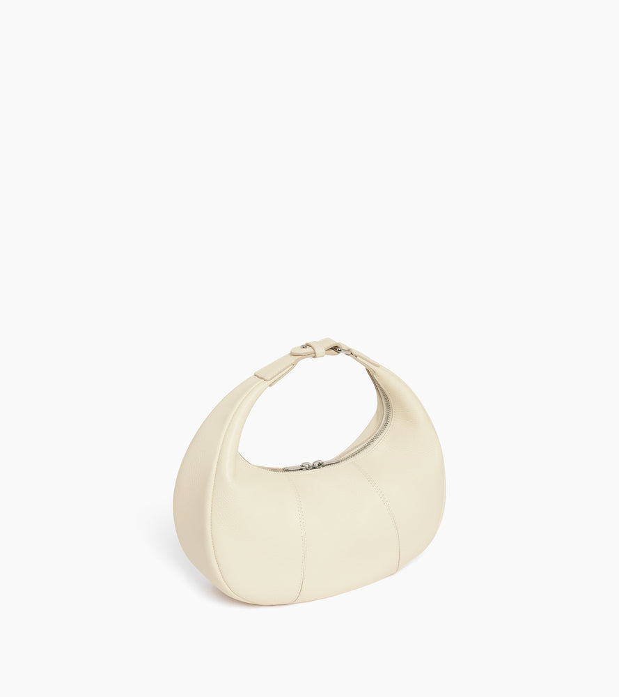 Petit sac hobo Juliette en cuir grainé