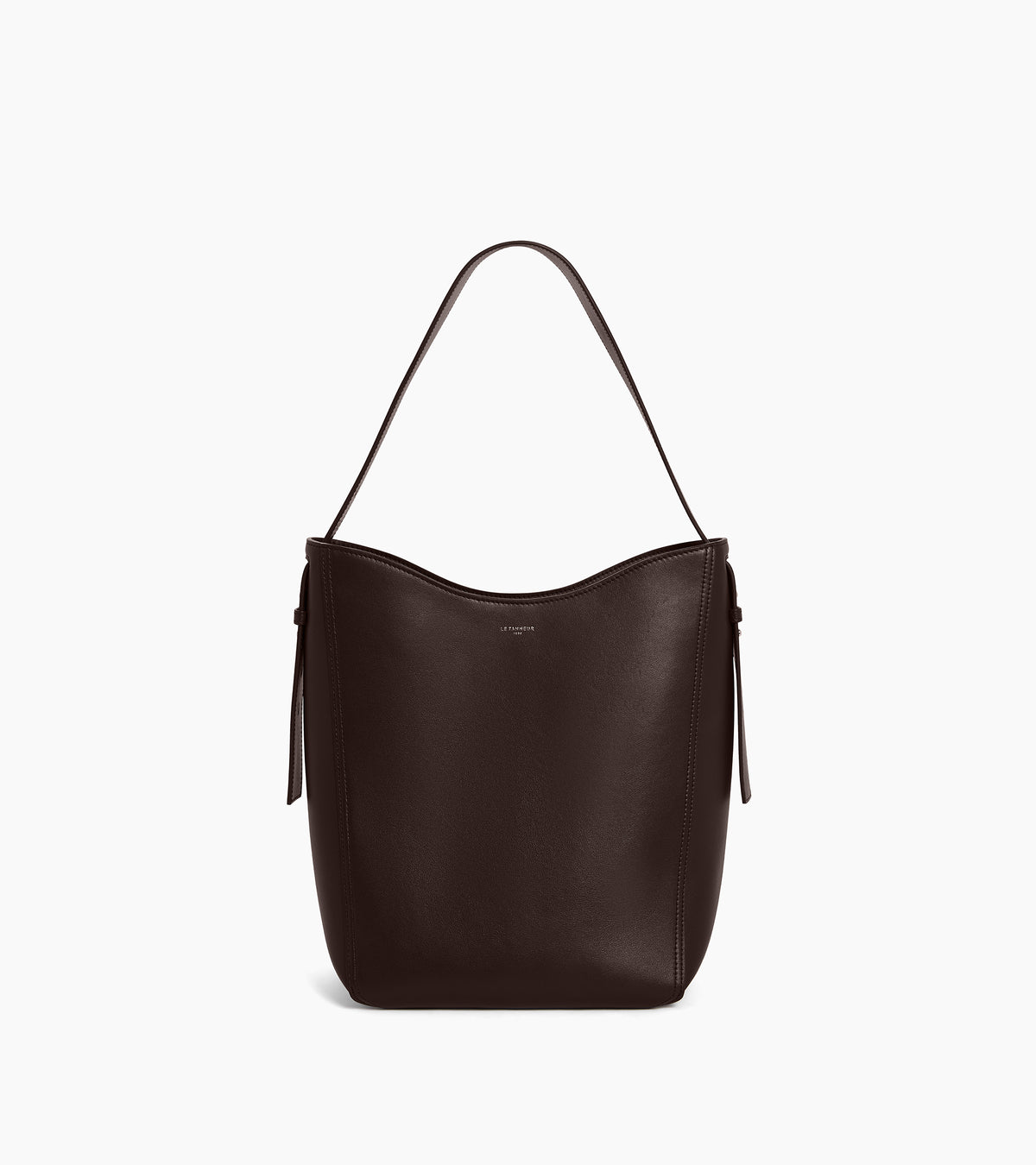 Sac hobo moyen modèle Céleste en cuir lisse
