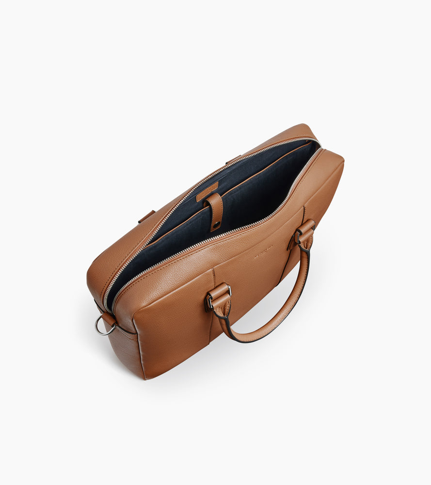 Porte documents 15" Marceau en cuir grainé moyen modèle